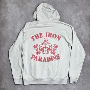 Under Armour Project Rock Hoodie Sweatshirt XL The Iron Paradise Terry *stained